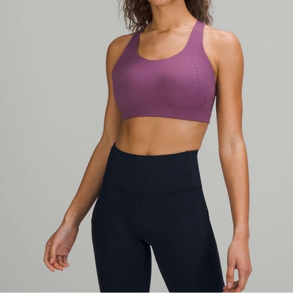 lululemon athletica Other - Lululemon AirSupport Bra *High Support - Vintage Plum / Vivid Plum 36DDD